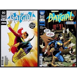 DC‎ Comics 2x Comic Lot Batgirl #25 Anniversary and Annual 2